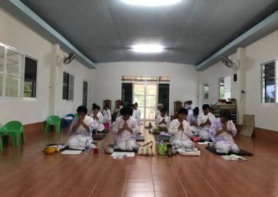 When lay people of our community have time they always come to practice and educate their mind with Vipassana at BCDC retreat Fang. Even small retreat are possible: sometimes 3 days, sometime 1 week...